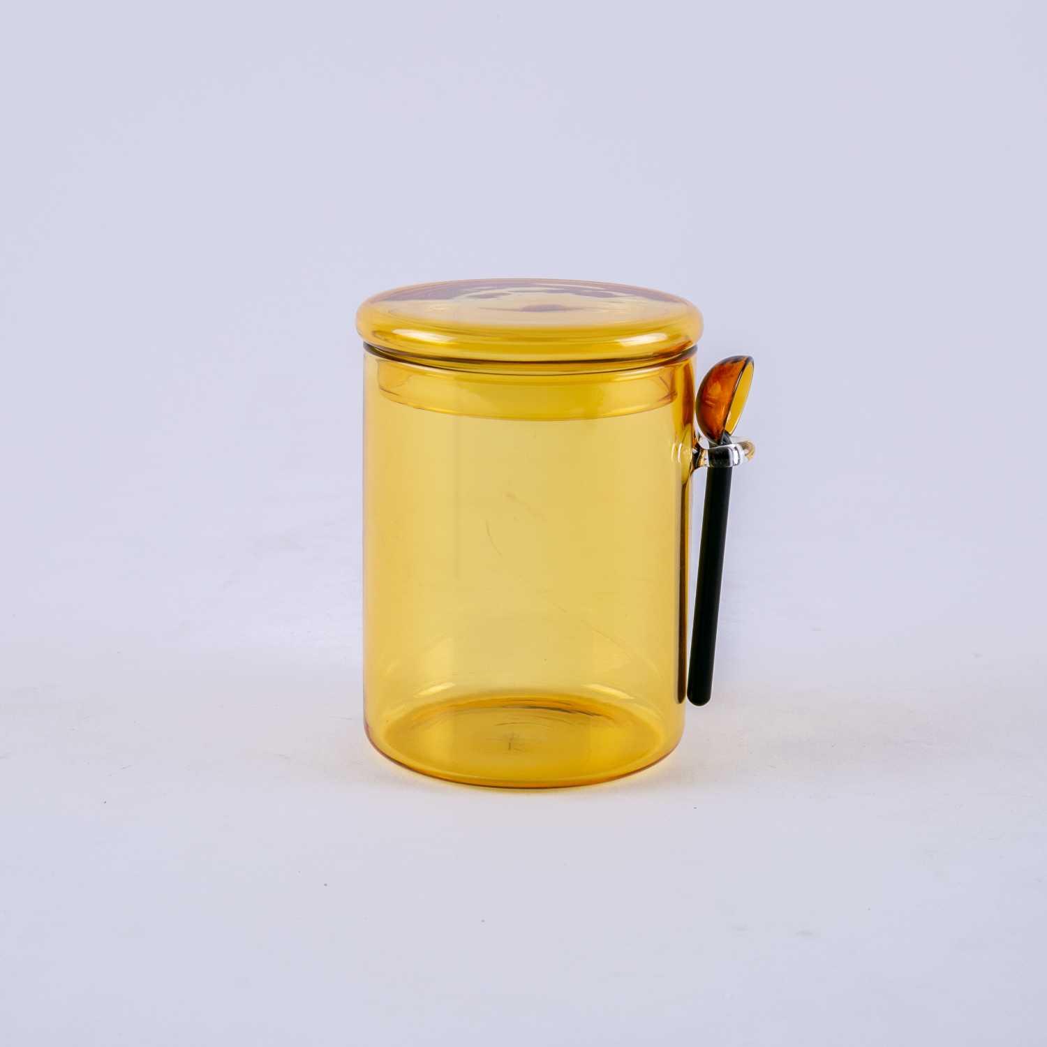 

storage jar with, Yellow