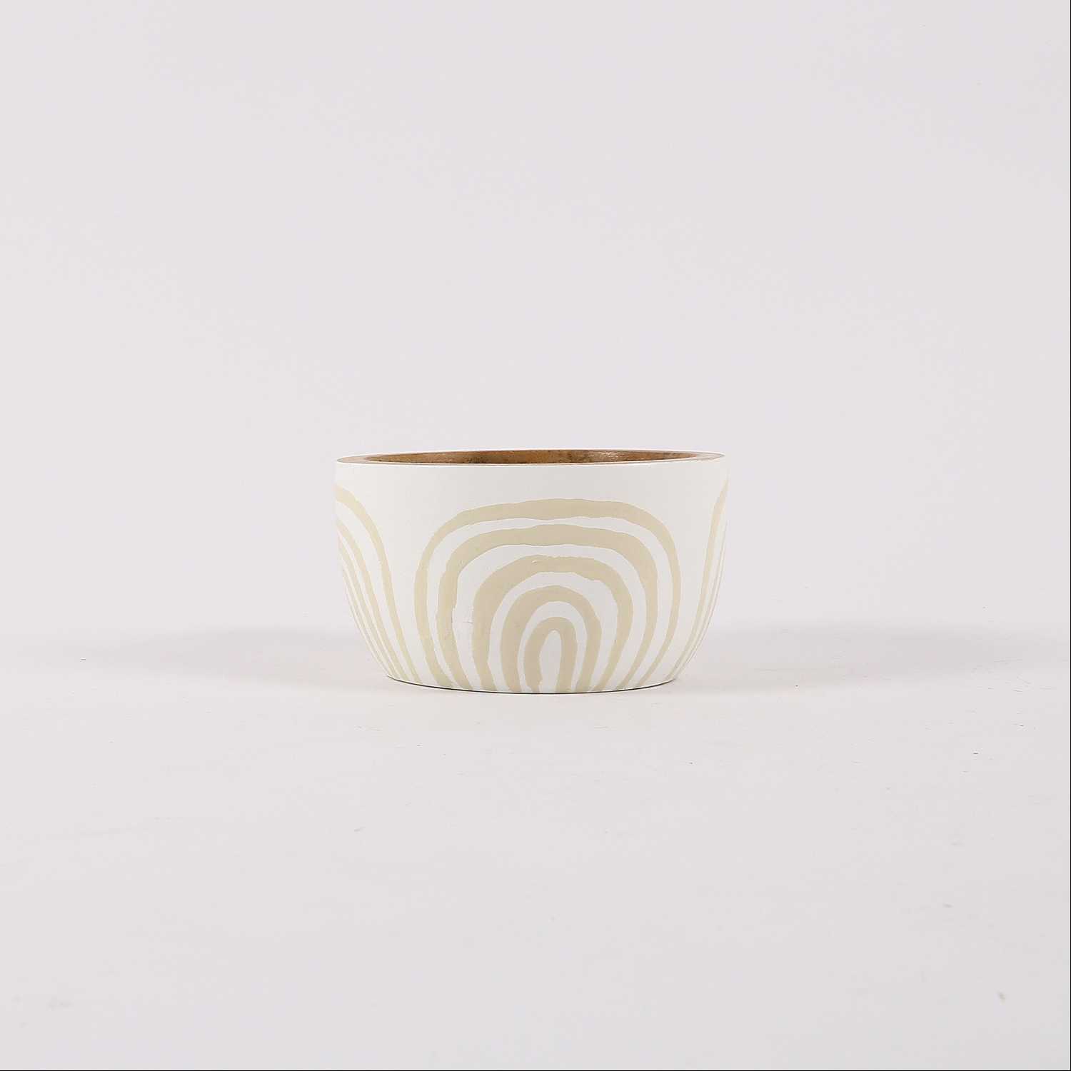 Wooden Bowl Bohemian style