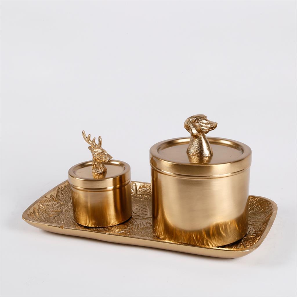 Metal Box with Lid Handle