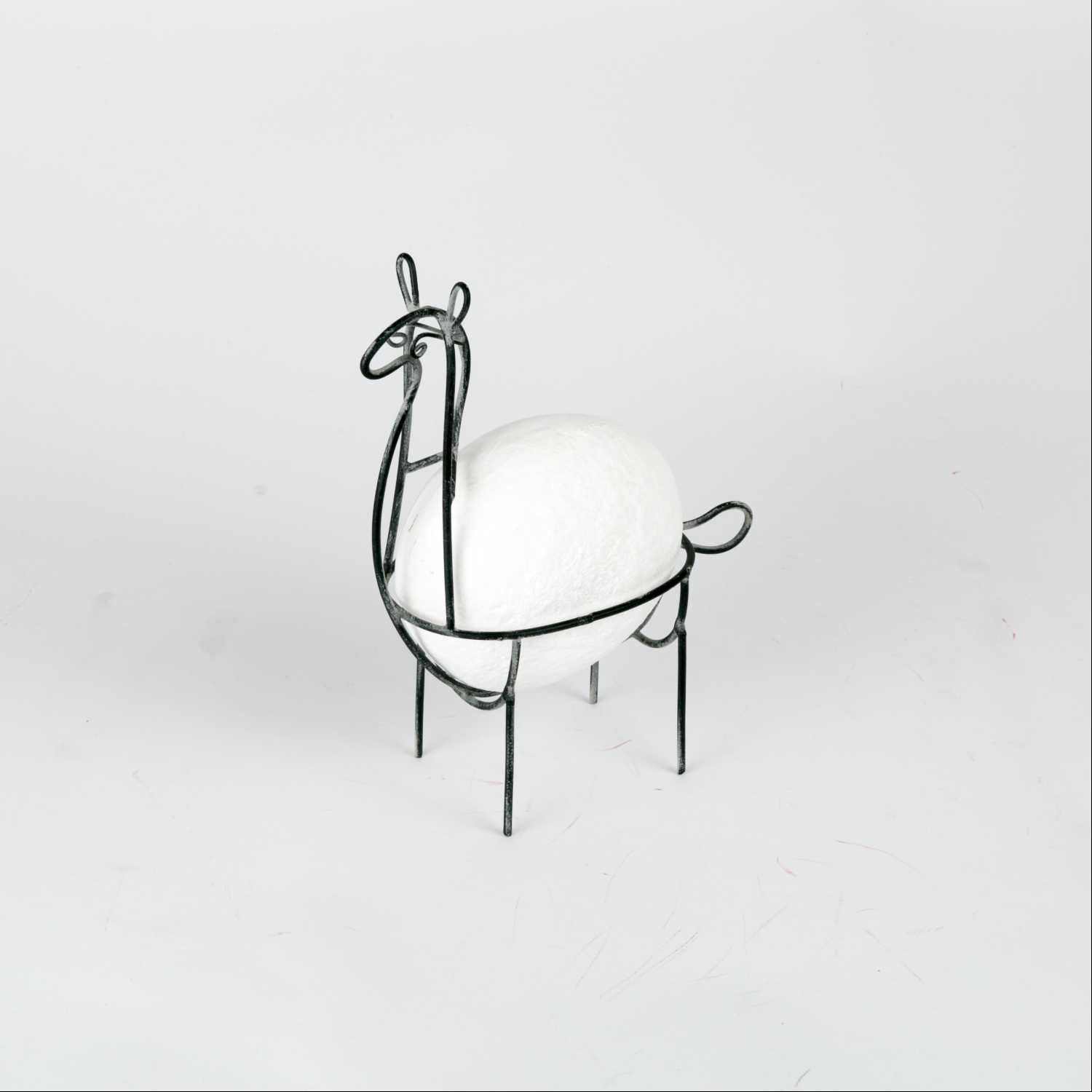 

gaia ecomix lama with wire, White black