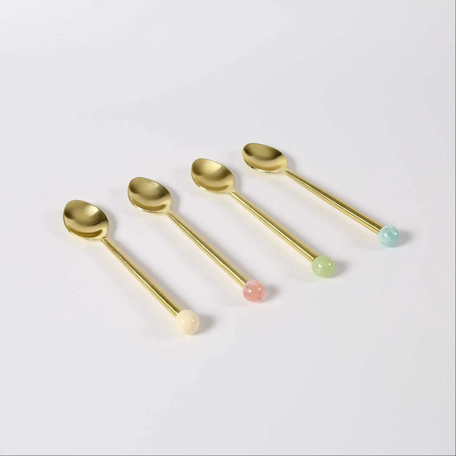 Spoons With Resin Ball Set/4