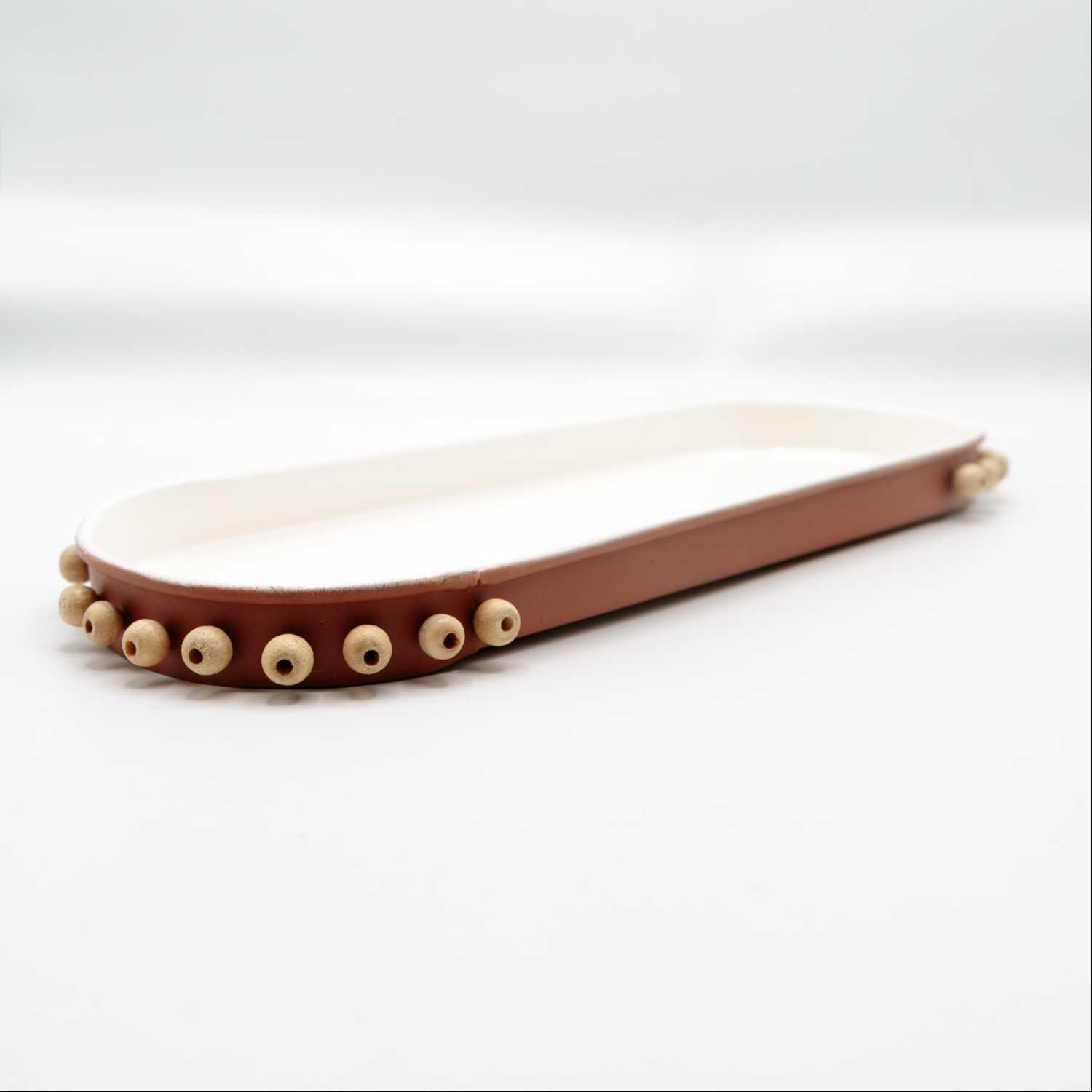 Oval Tray Terracotta L