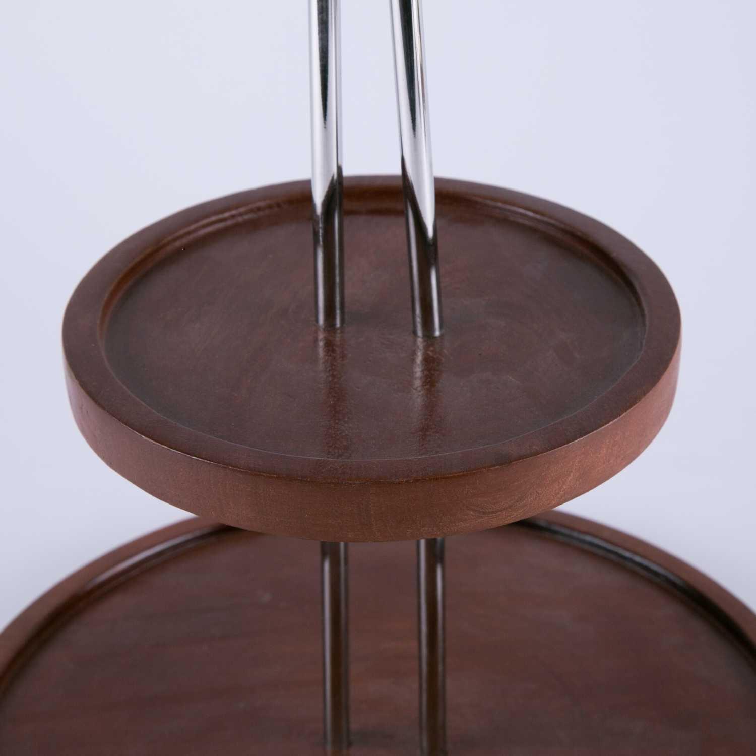 wooden cupcake stand