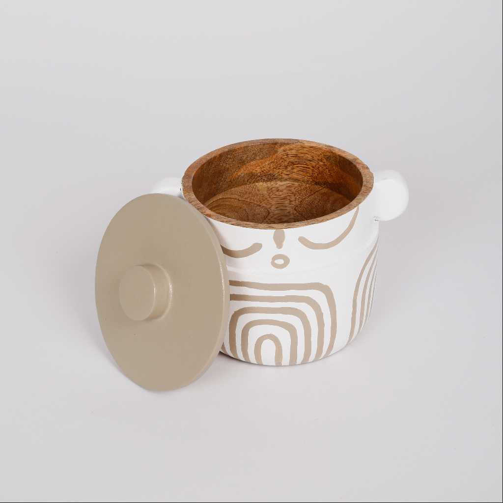 Wooden Canister From Dwell