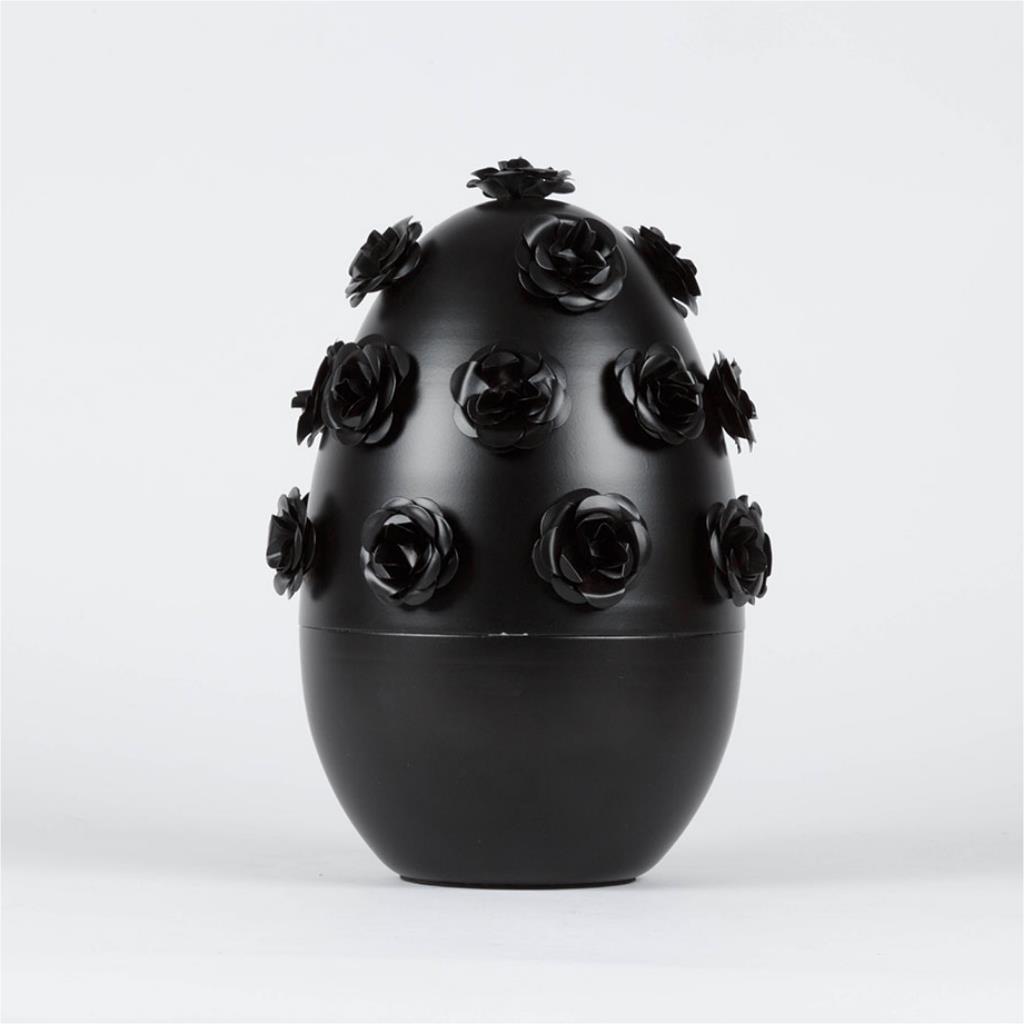 

cutlery holder egg gardenia, Black