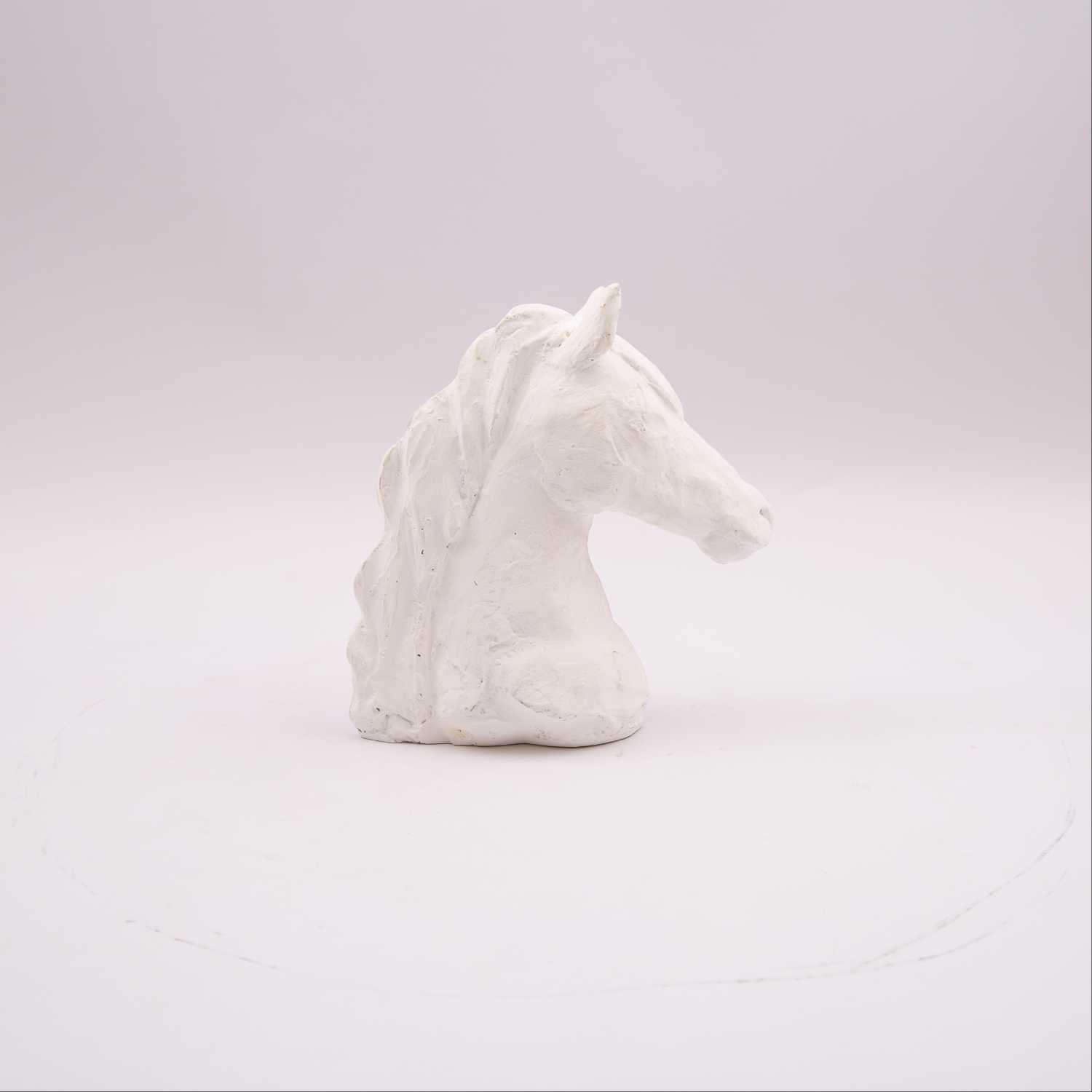 Horse head white from Viola