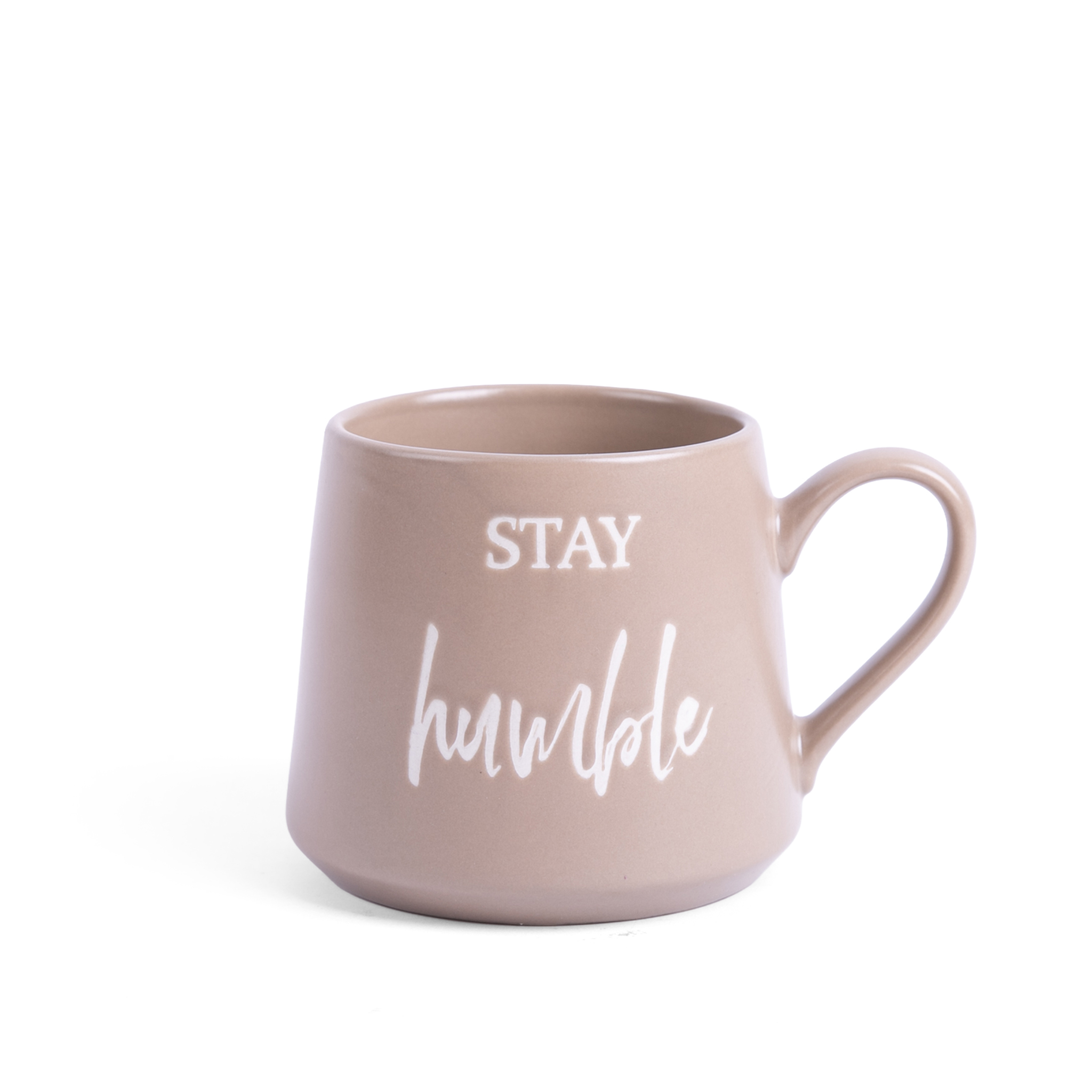 كوب قهوة بعبارة Stay Humble من سيلورا
