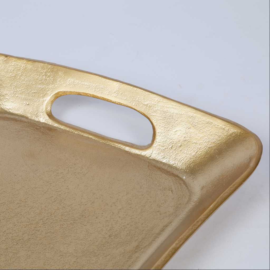 Serving metal tray