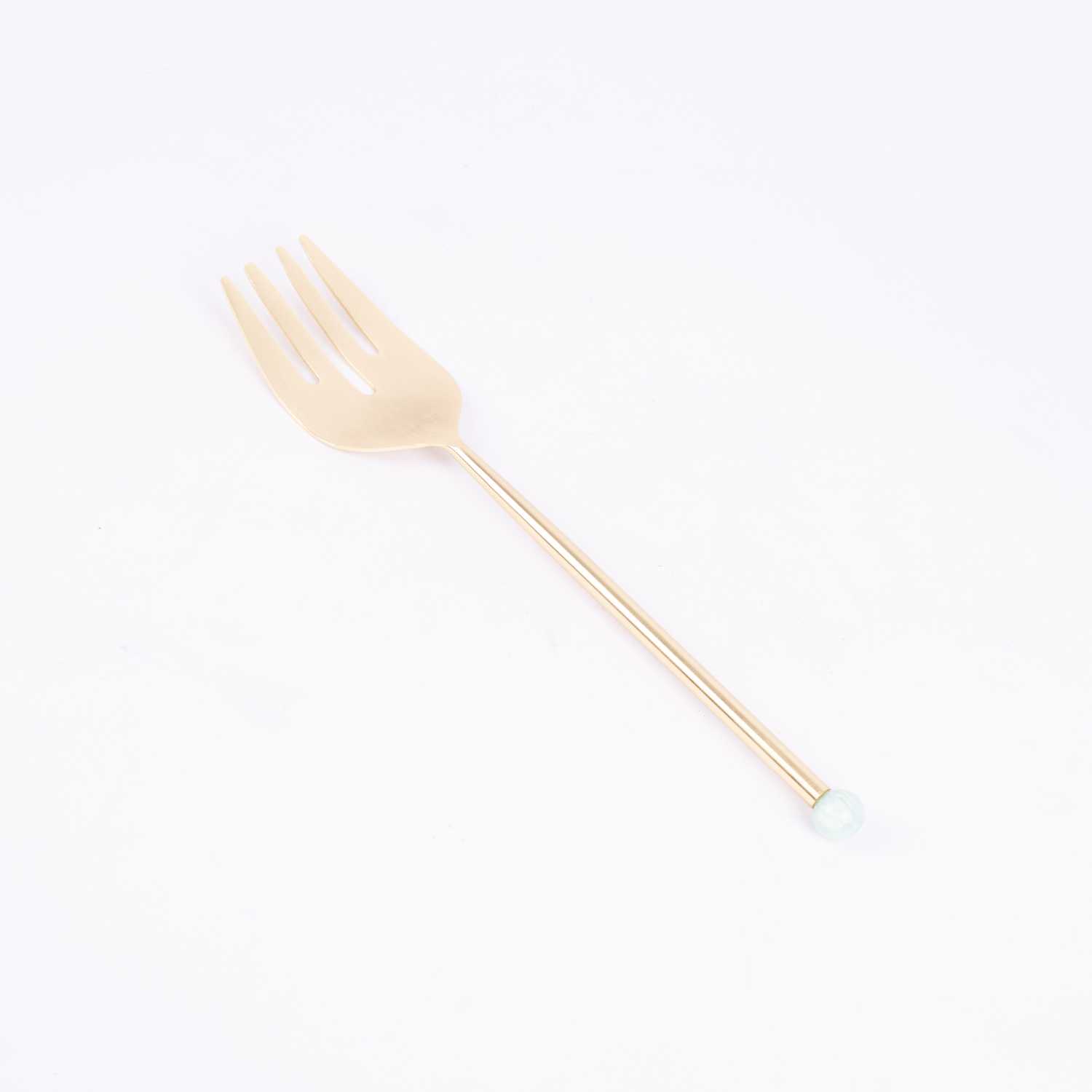 Salad Server With Resin Ball Set2