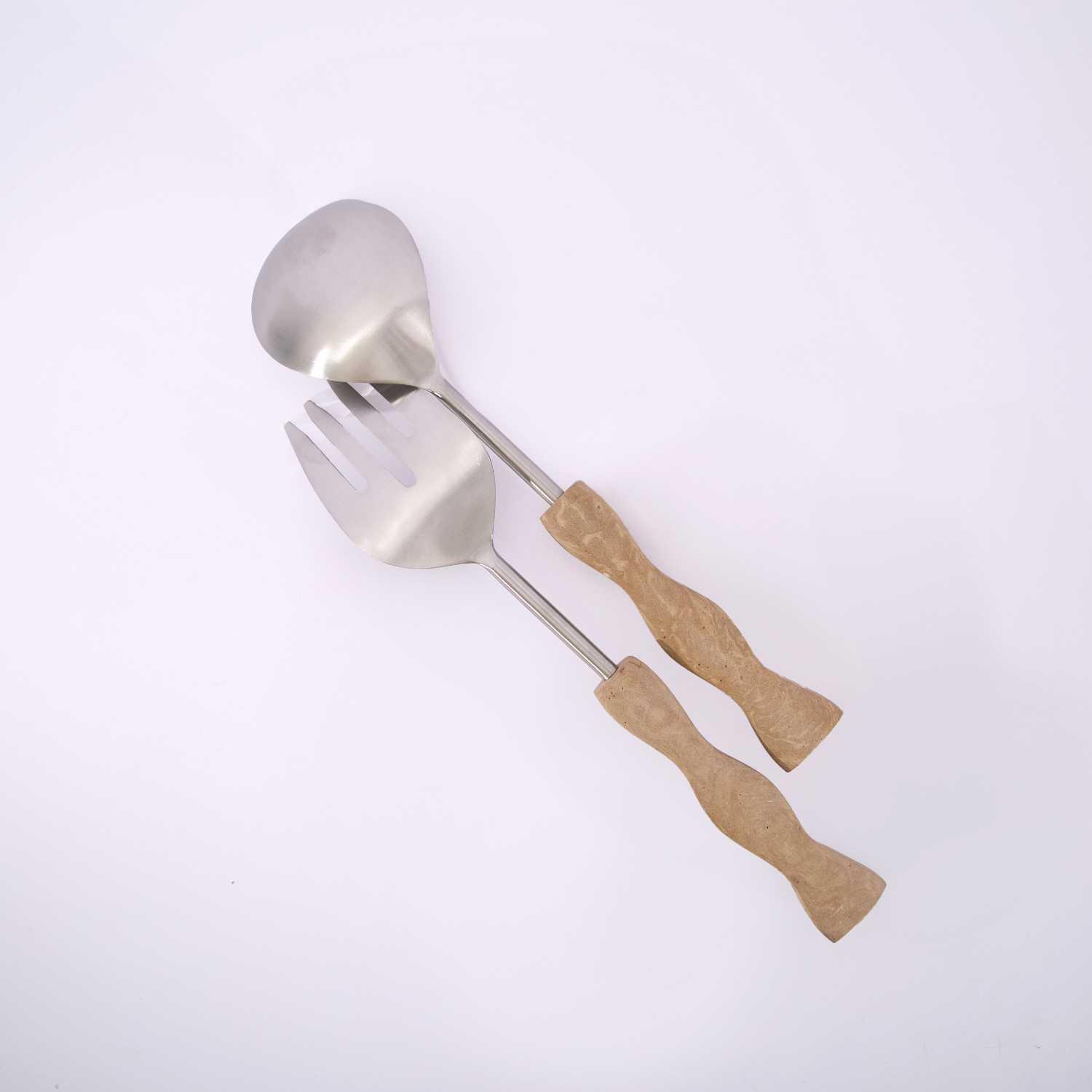 Salad Bowl Set with Server from Blanca
