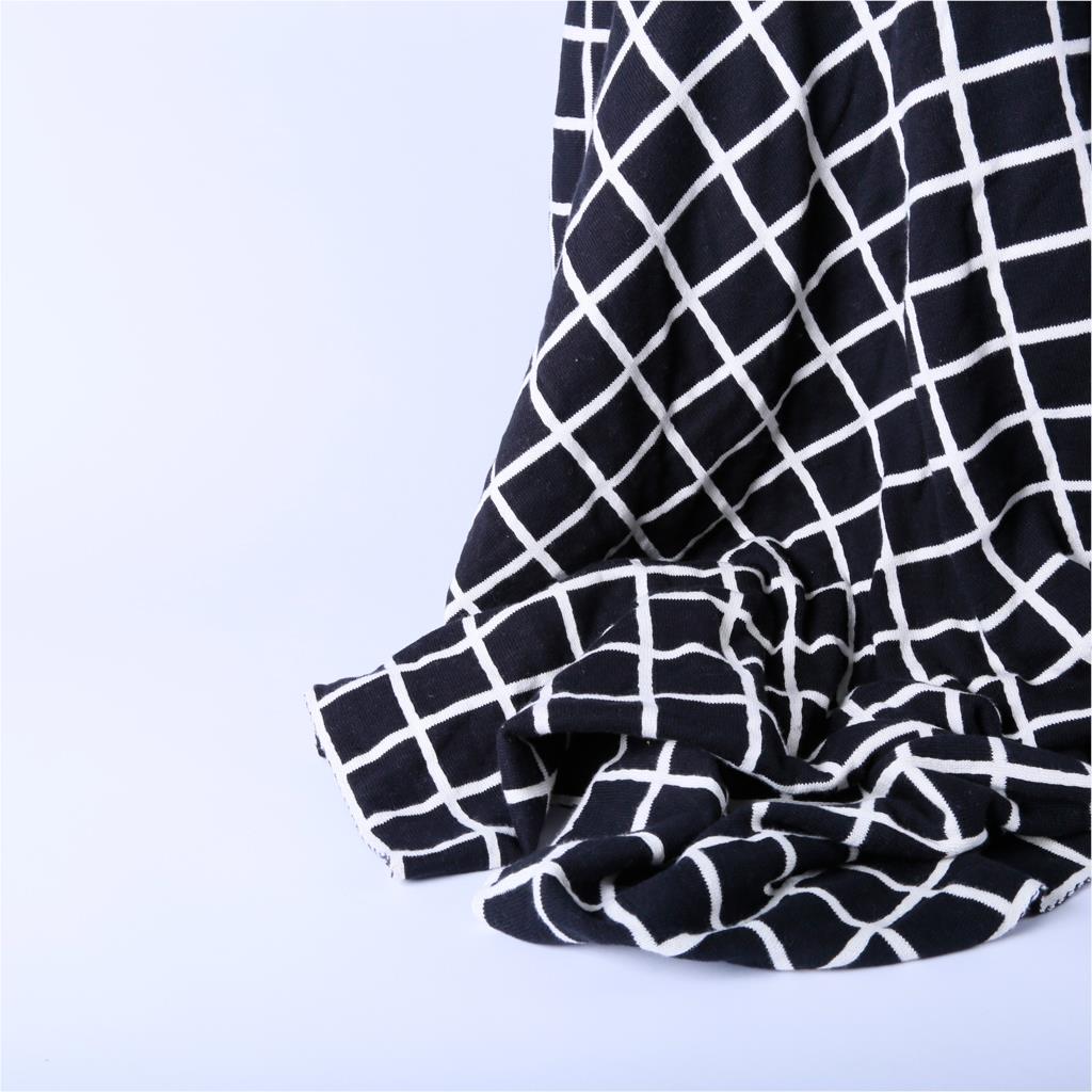 Patterned Cotton throw