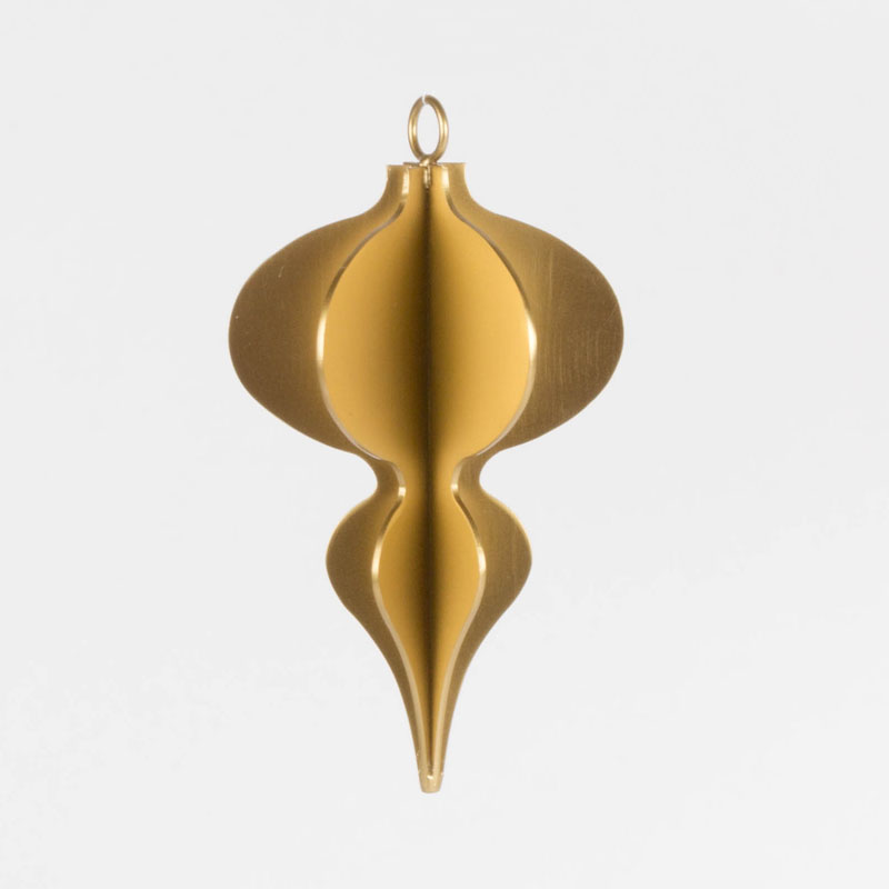 

hanging ornament decoration, Gold