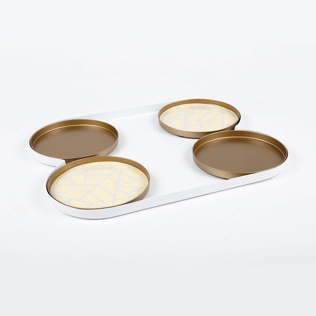 serving tray with four coasters from Azha