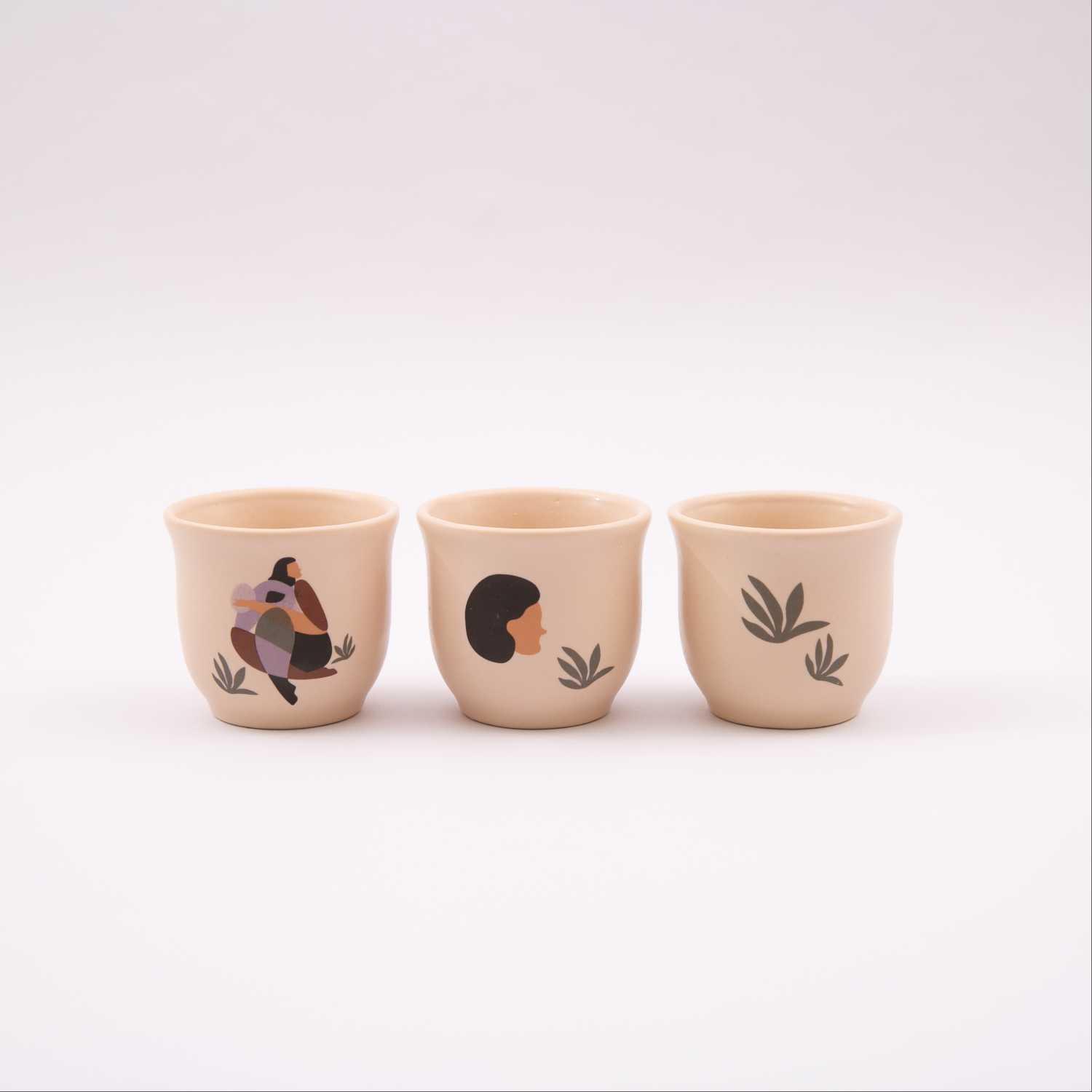 Cup Set Of 6 From Viola