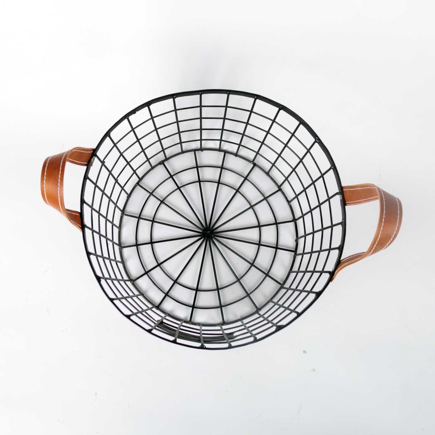 Round Basket - Black - M