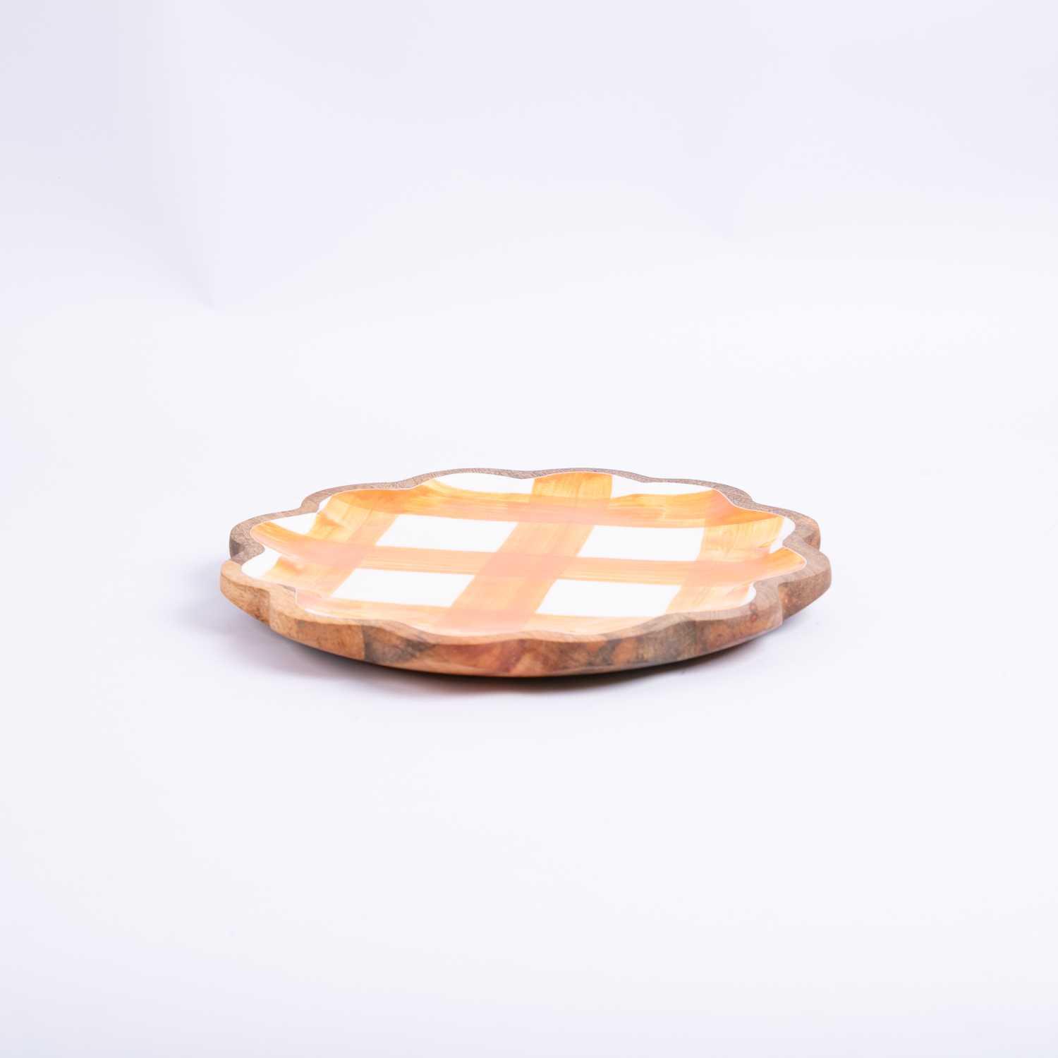 Large Wooden Plate from Solana
