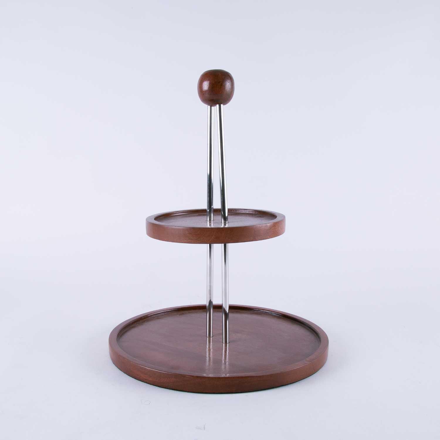 wooden cupcake stand