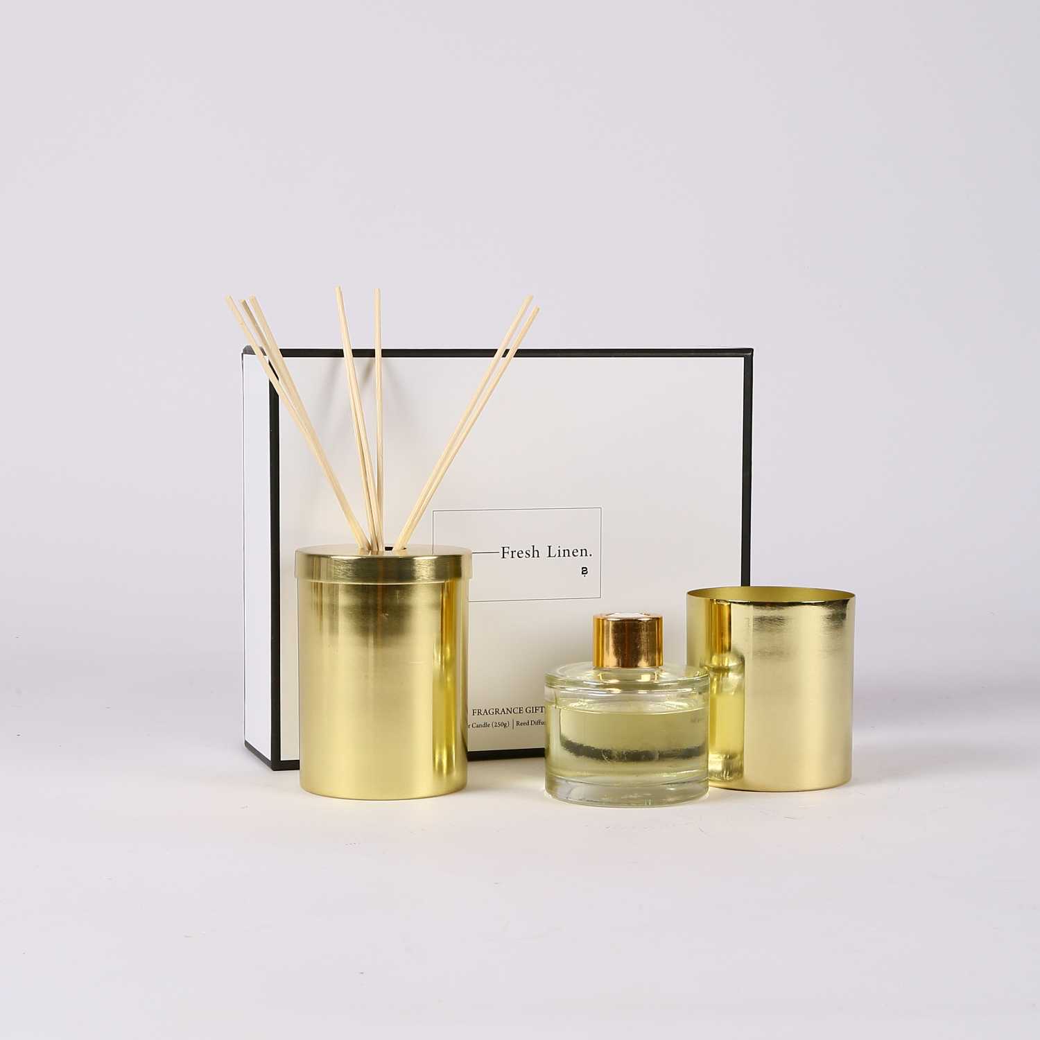 Reed Diffuser Fresh Linen gift set