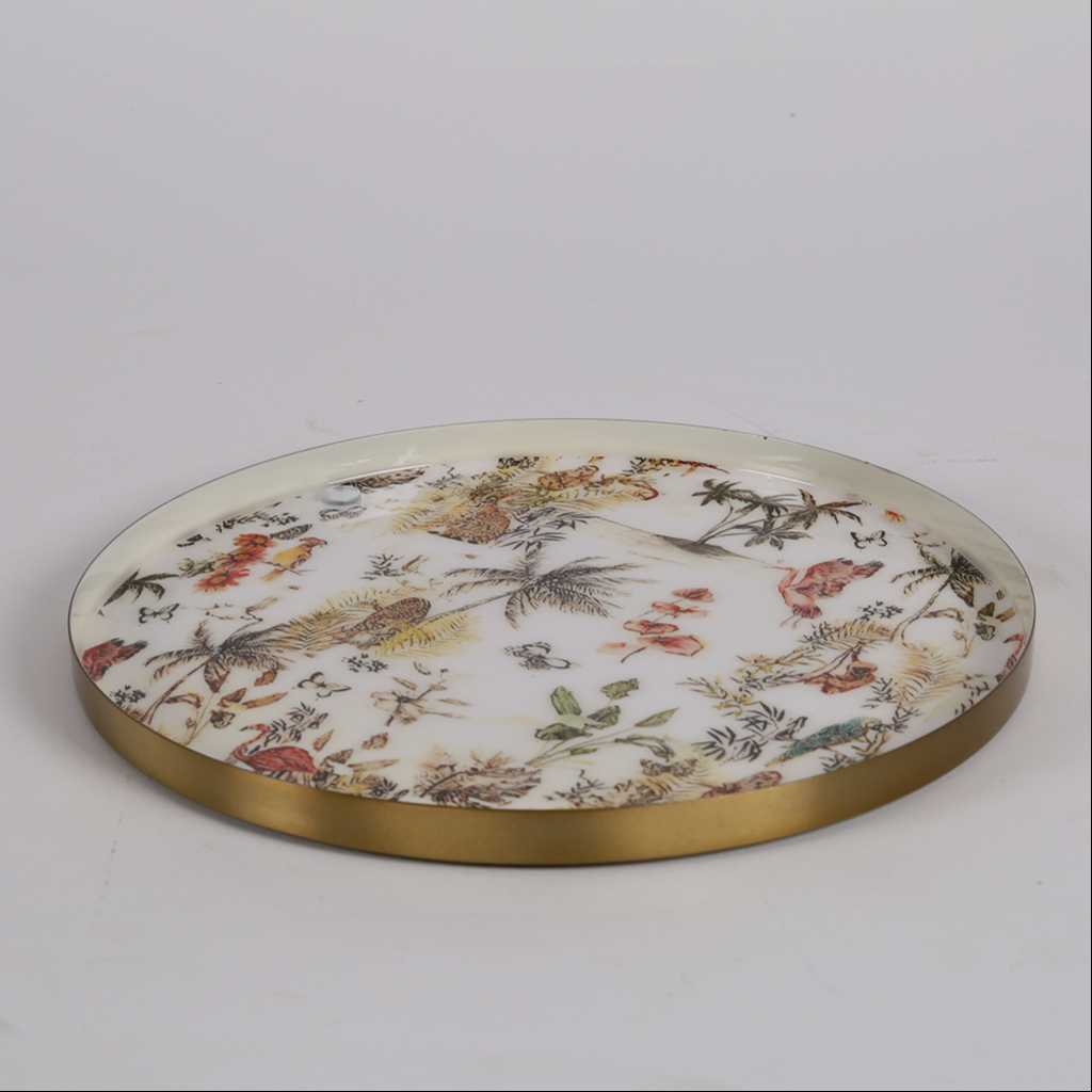 Metal Factory Serving Tray