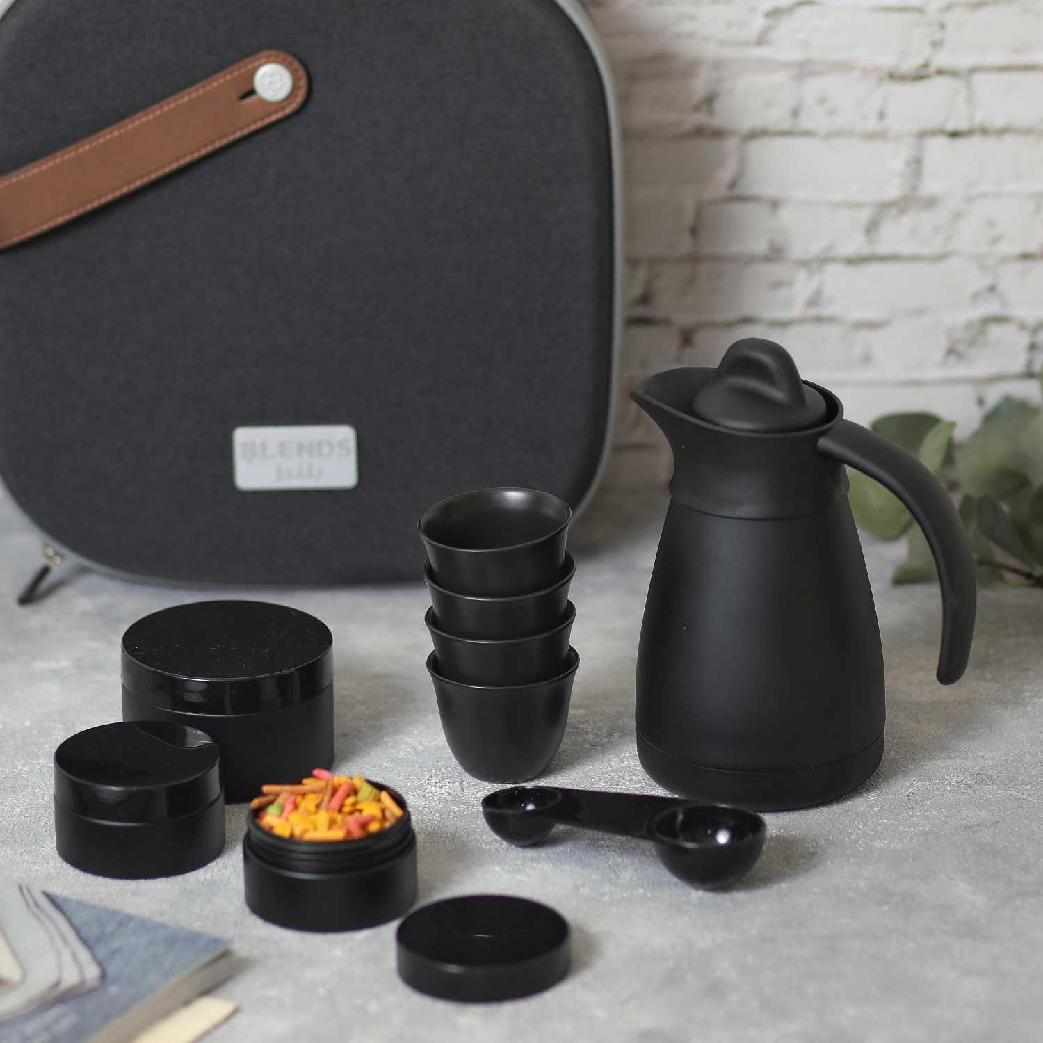 Flask Travel Bag Set