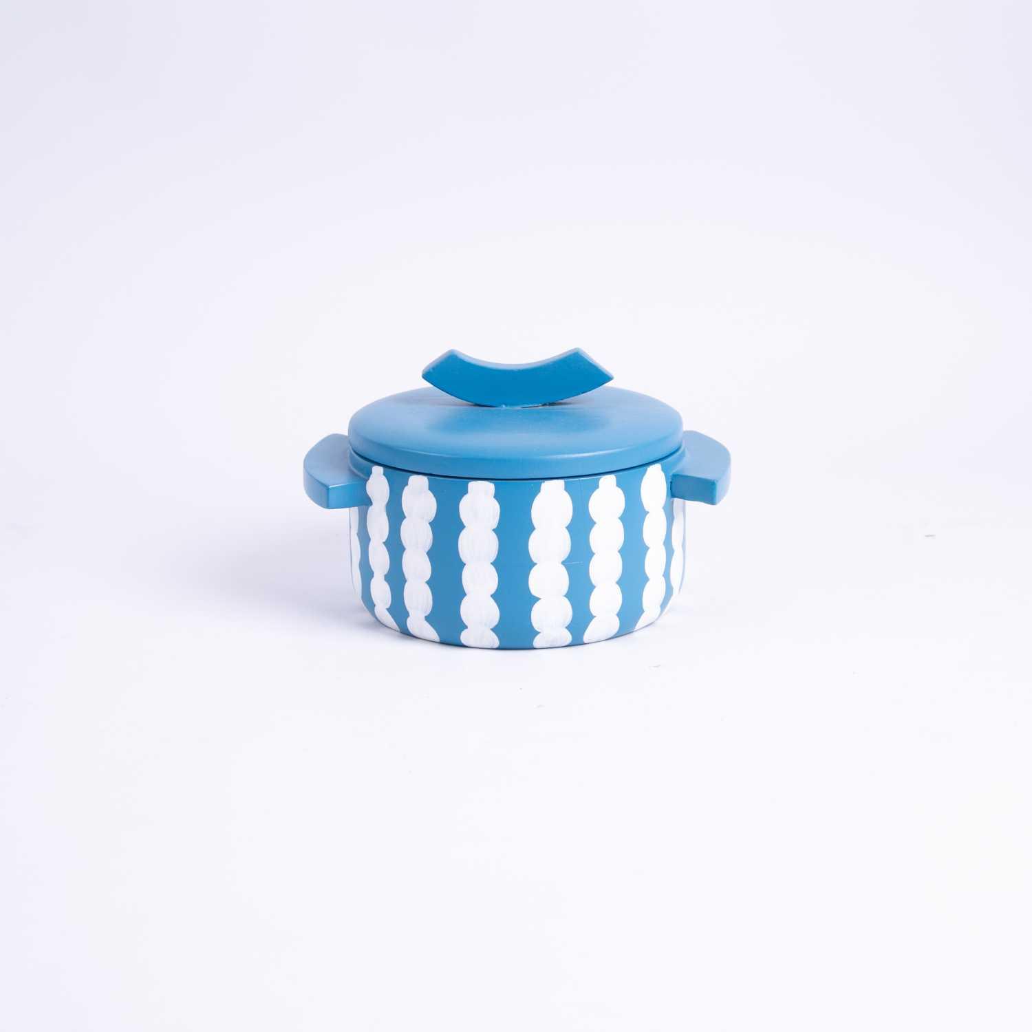 Small Serving Wooden Bowl with Lid from Belina