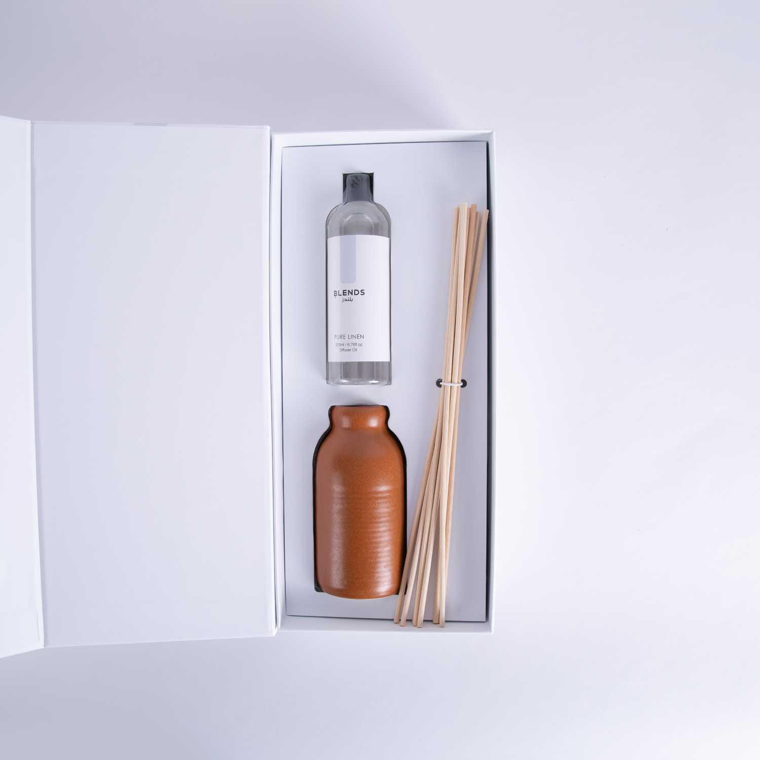 موزع عطور سيراميك برائحة الكتان النقي