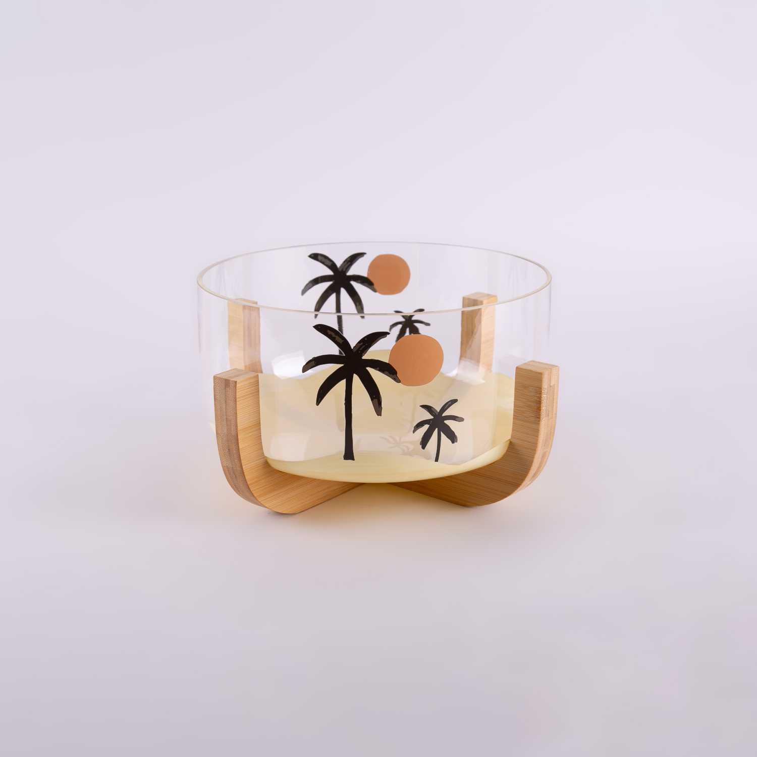 Bowl On Wooden Stand from Rothana