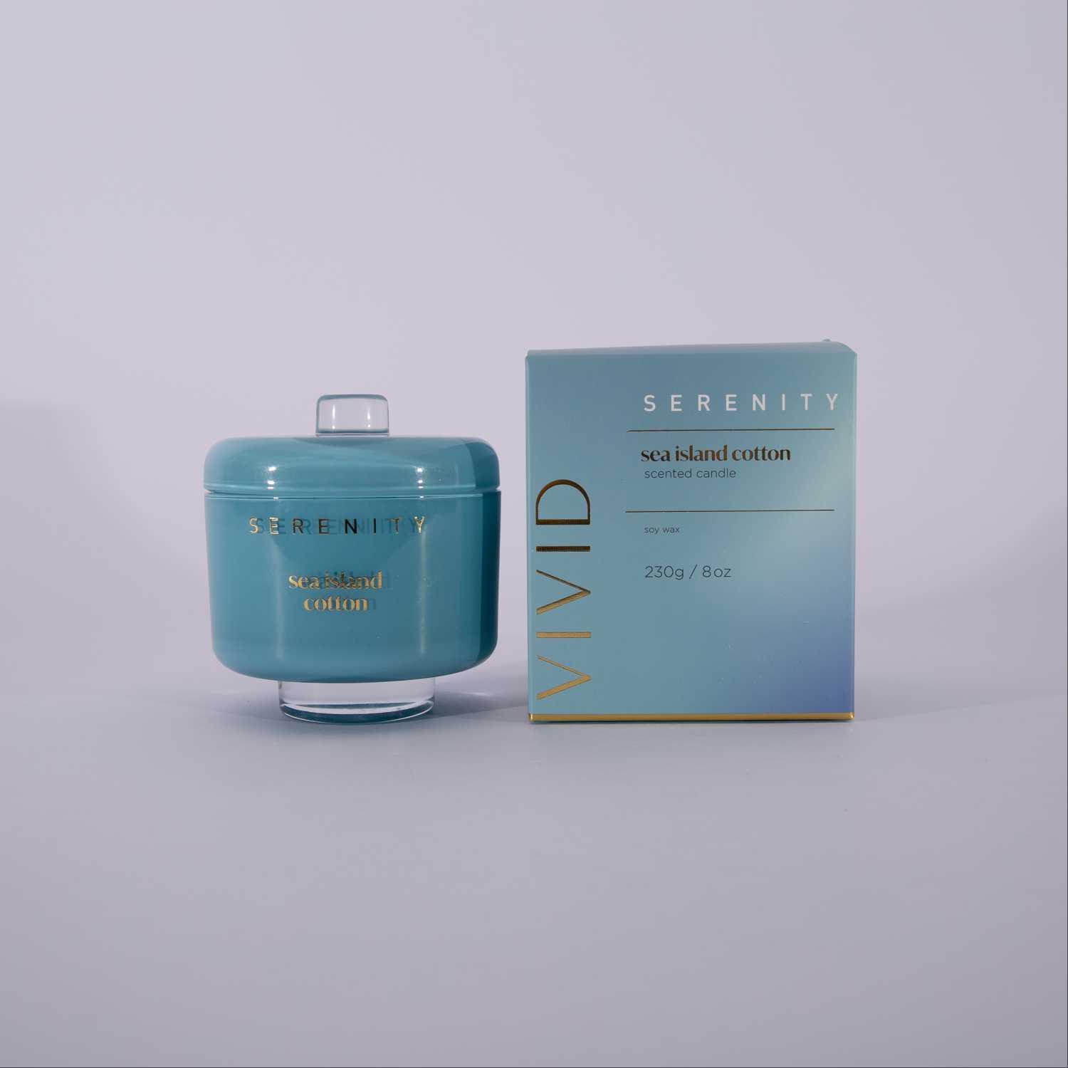 Amaya Scented Glass Tin Candle