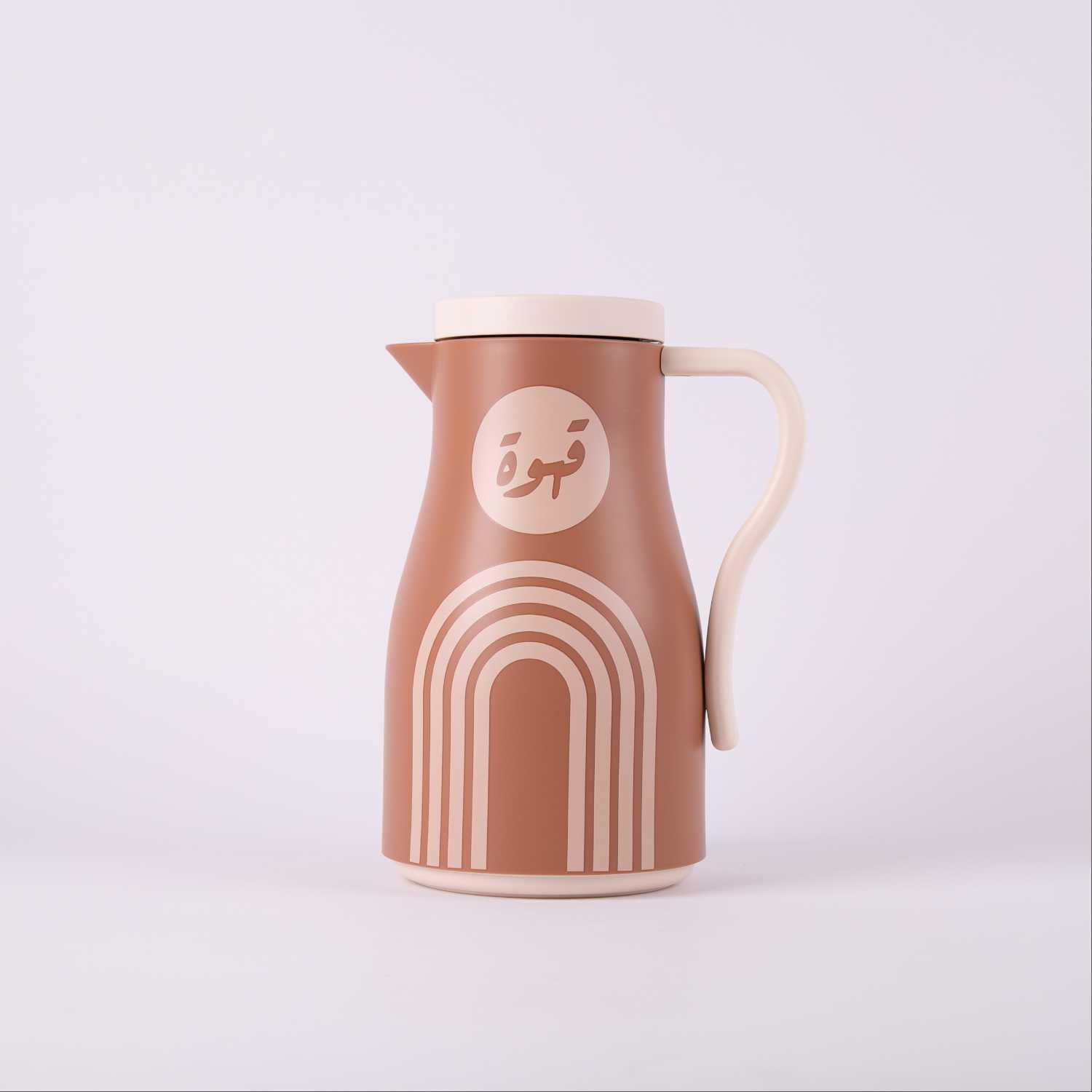 

coffee flask from seraphina, Brown beige