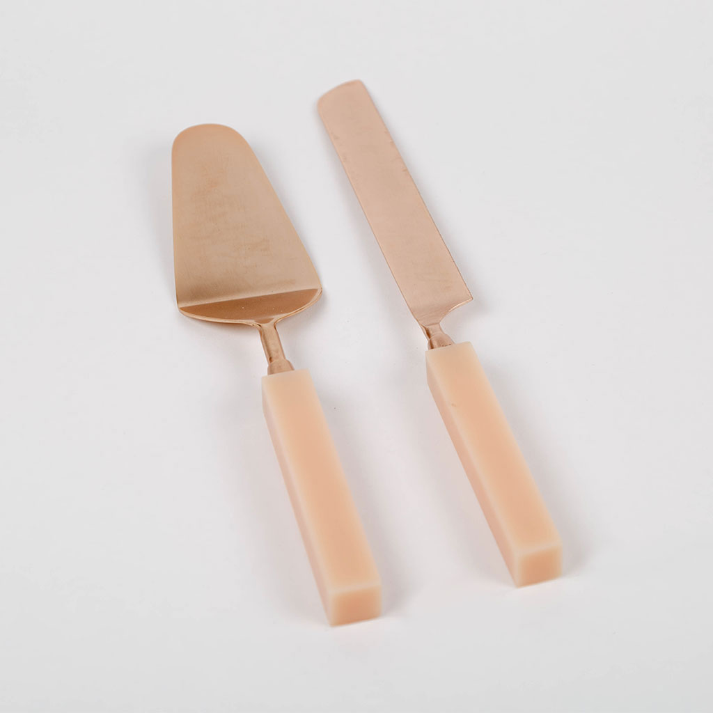 Resin - Cake server set of 2