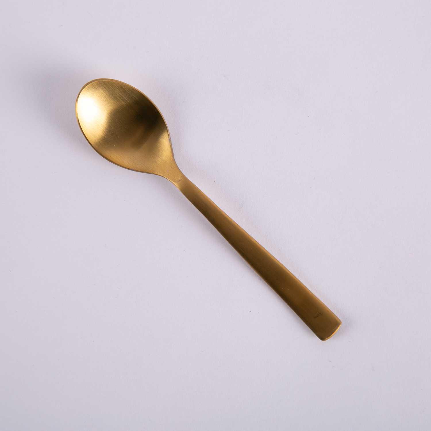 

atheela coffee spoons set6, Gold black