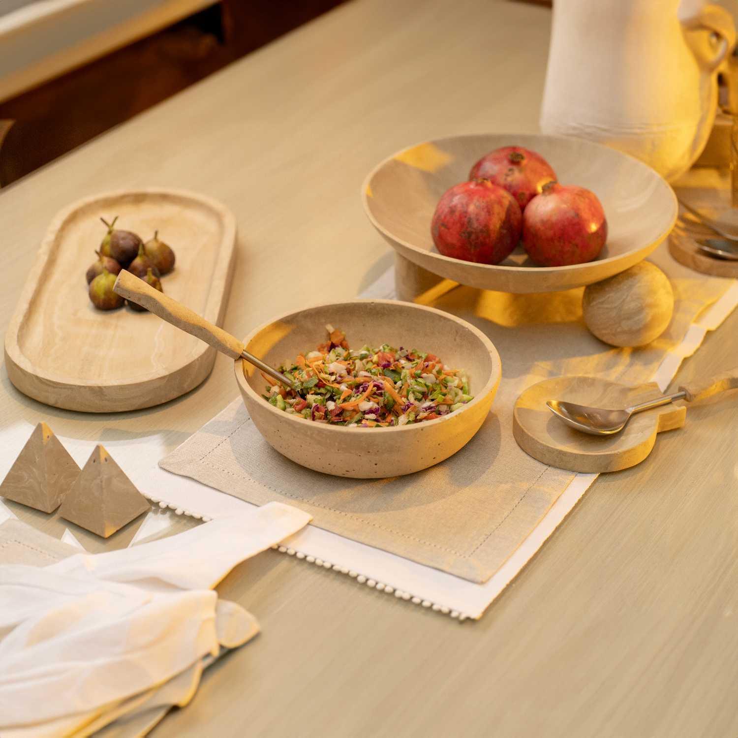 Oval Serving Tray from Blanca